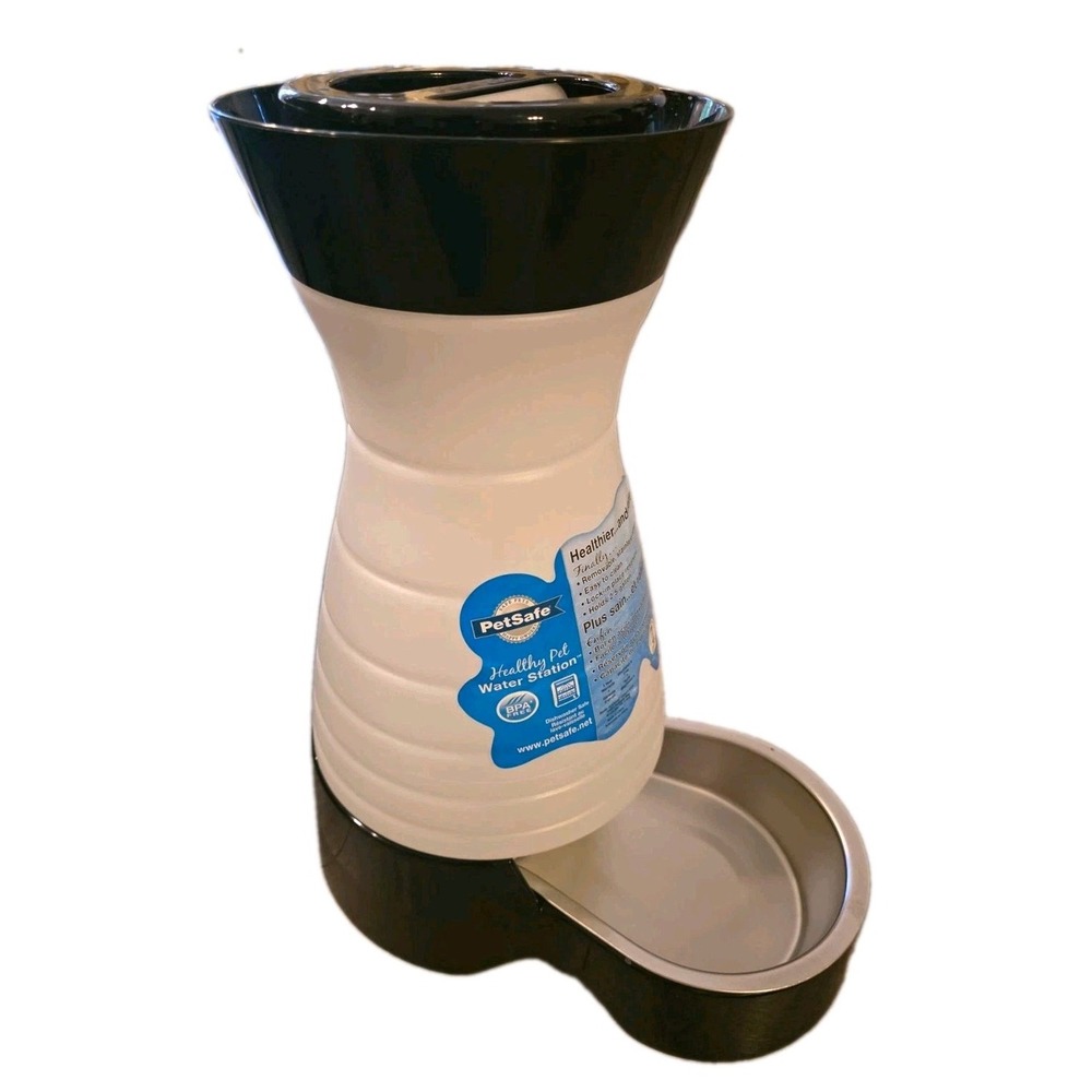 PetSafe Healthy Pet Water Station, 320 oz, Stainless Steel Bowl, Large